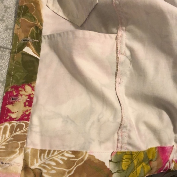 Caribbean Joe Floral 6 button jacket Sm with 4 pockets on front 2 inside pockets - Picture 12 of 12